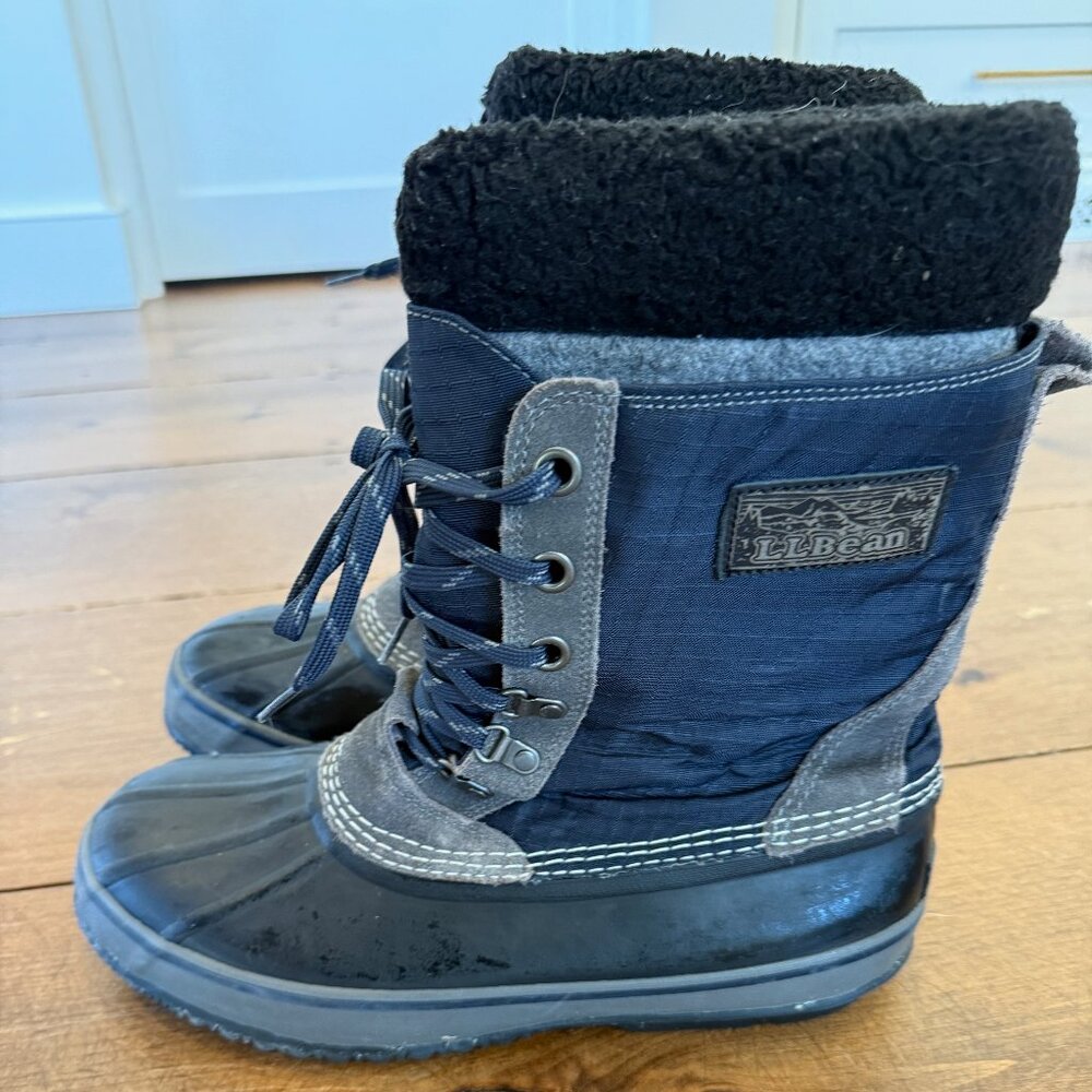 LL Bean Mens, 8M, Insulated Snow Duck Boots, Waterproof Size 11